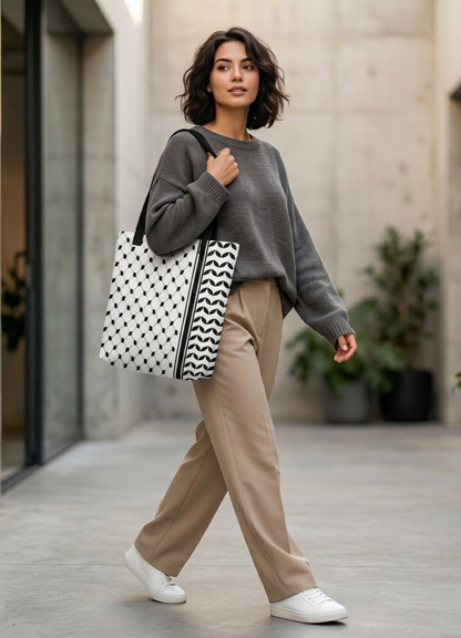 Palestinian Kofia All-Over Print Tote Bag
